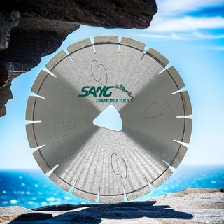 Breme de scie circulaire de diamant de 150 mm 6 pouces coupée pour le béton vert