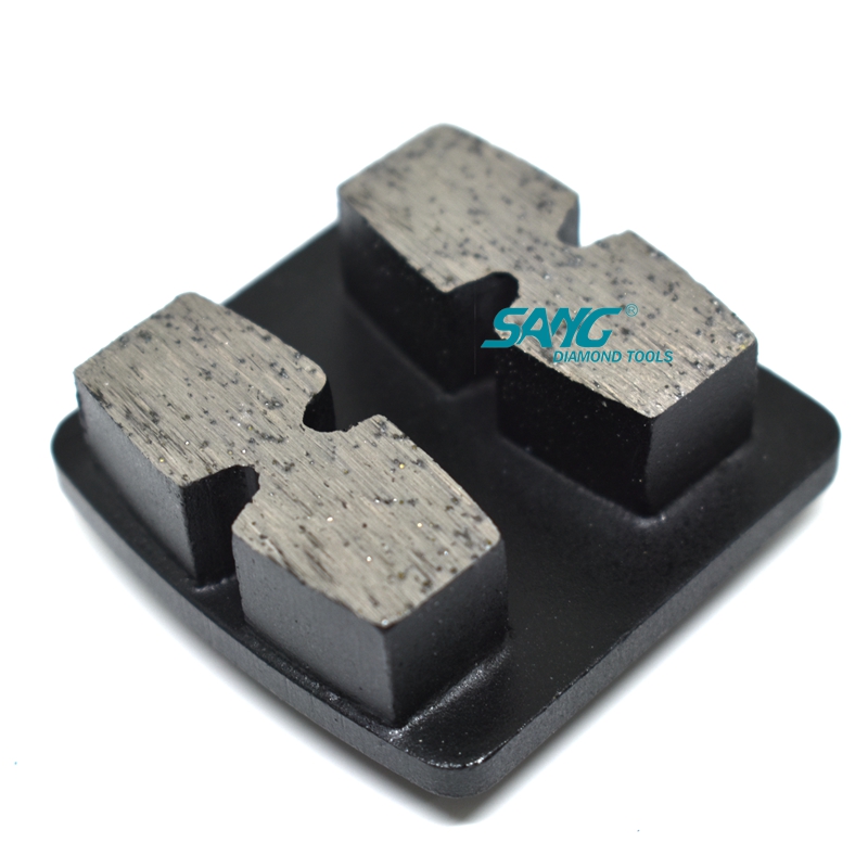 outils de broyage en diamant de verrouillage de haute qualité pour les chaussures de broyage en diamant en béton