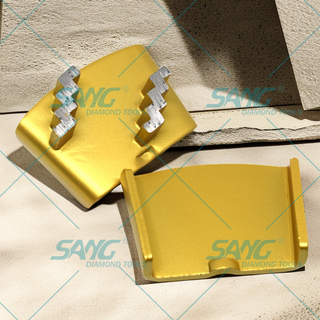 Prix ​​en gros HTC DIAMMER GRINDING TOODS DOUBLE SEGEMETNS BLOCS POUR POUR POUR LE POLUGE DU BÉTON
