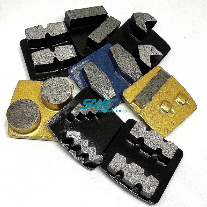 Redi Rock Diamond Grinding Chaussures pour Husqvaran PG450 ou Grinder en béton de sol