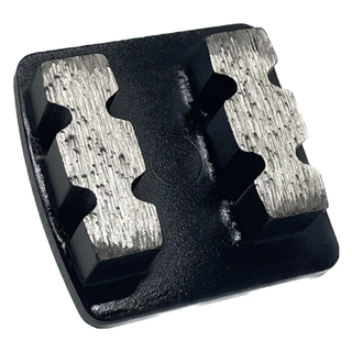 OEM Welcomed Grit Grit Double Bar Diamond Grinding Block Chores pour Husqvarna Concrete Floor Grinder