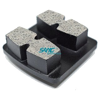 Segment de meulage en diamant Redi-Lock pour le sol en béton