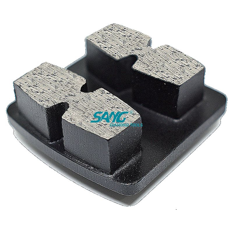 Segment de meulage en diamant Redi-Lock pour le sol en béton