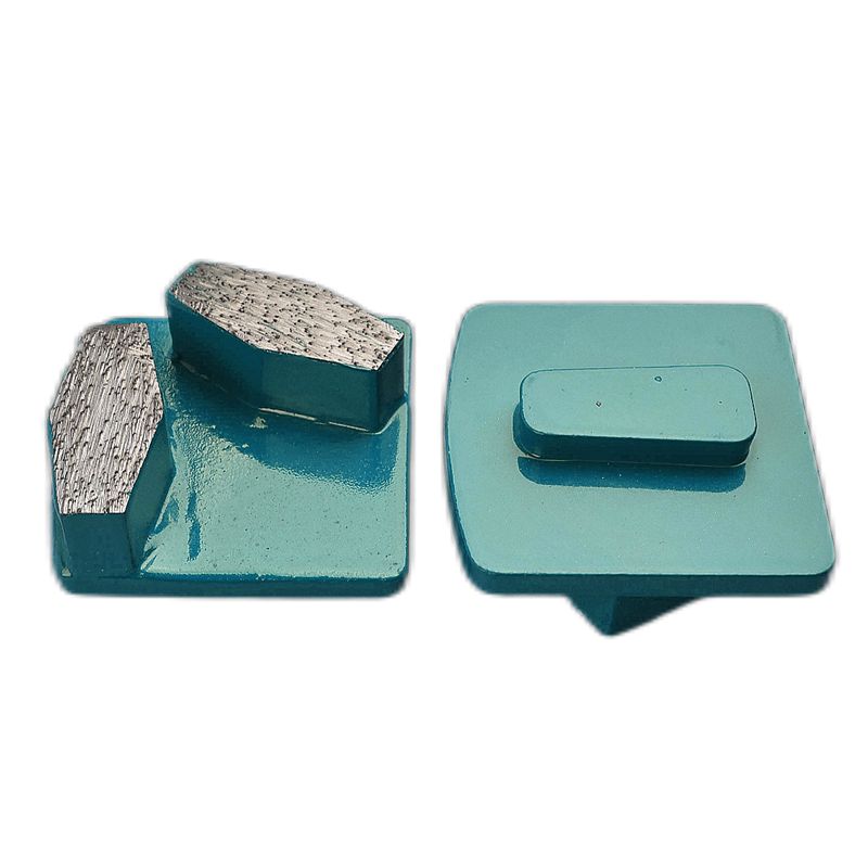 Redi Lock Double Hexagon Segment Chaussures de broyage en diamant pour le béton