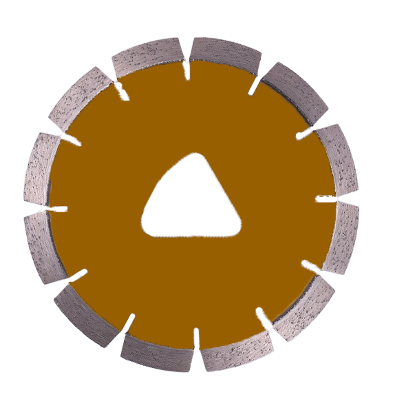 Triangle Design Entry Entry Laser Diamond Saw Blade for Hard Granite Marble Céramique Tile Coutette