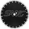 Turbo segment laser Soudage Diamond Disque Disque Saw Blade pour la coupe du béton