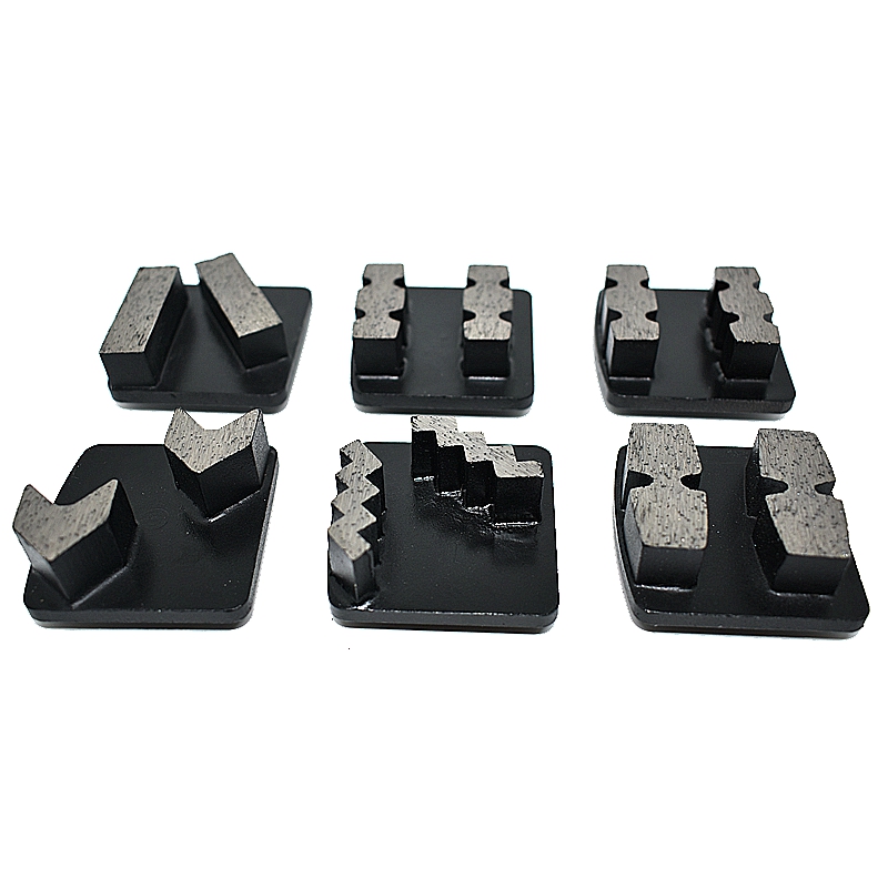 Husqvarna Redi Lock Metal Bond Béton Outils Segments de diamant en diamant avec 2 barres de segment