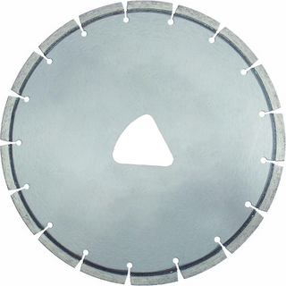 Triangle soudé au laser Blade de scie en diamant en diamant pour la pierre en béton vert