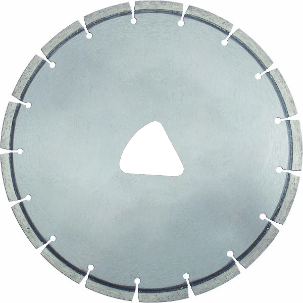 Triangle soudé au laser Blade de scie en diamant en diamant pour la pierre en béton vert