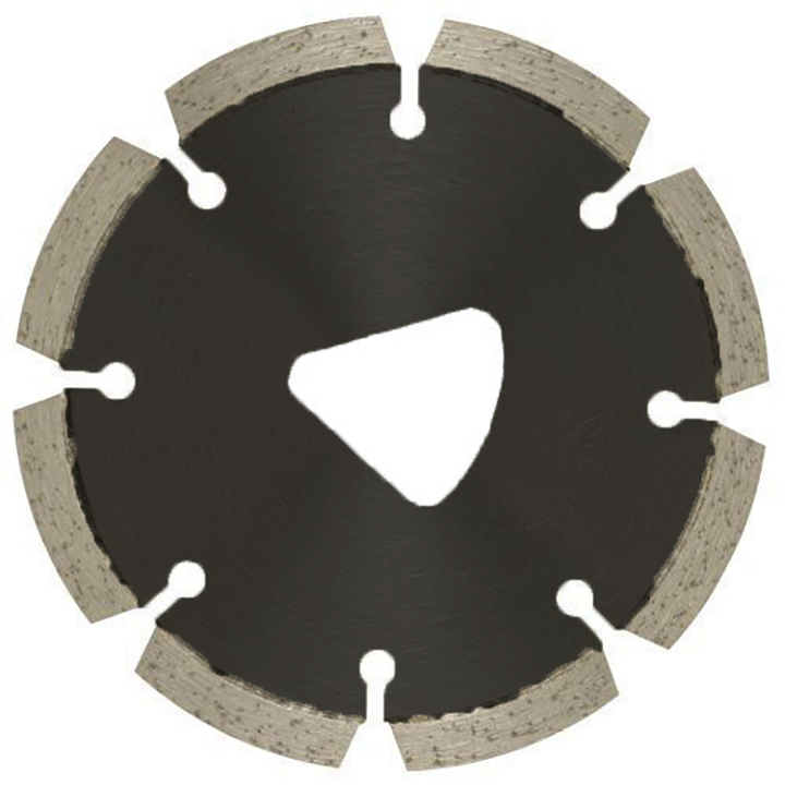 Triangle Trou 6 '150 mm Entrée précoce Les lames de scie en béton durcie diamant