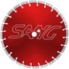 Turbo segment laser Soudage Diamond Disque Disque Saw Blade pour la coupe du béton