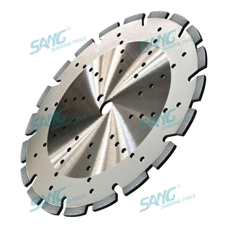 Modèle Arrey Modèle Arix Laser Soudé de 14 pouces 350 mm lame de scie en diamant premium pour le béton, la brique, le bloc et la maçonnerie sèches ou humides
