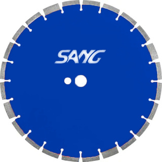 Blade de scie à disque de diamant de 350 mm pour couper le béton pour la route durcie