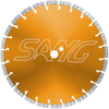 Turbo segment laser Soudage Diamond Disque Disque Saw Blade pour la coupe du béton