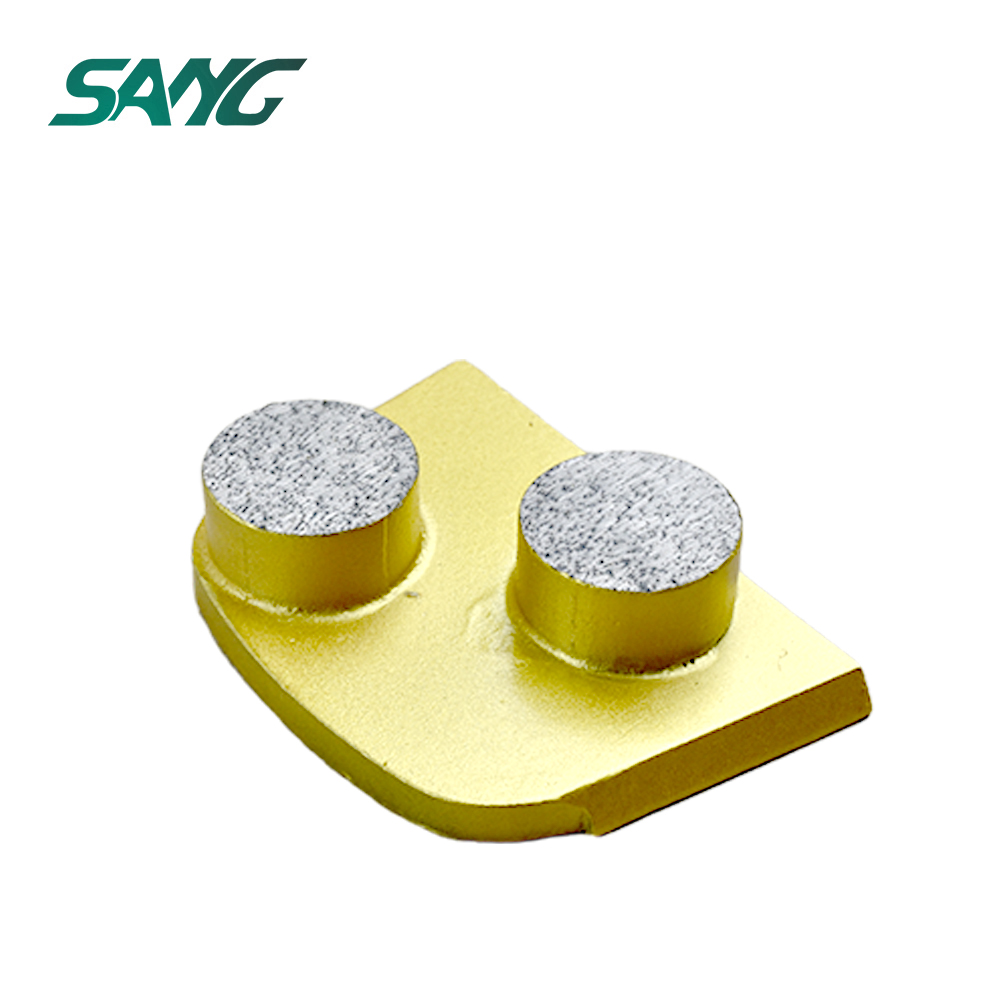 Lavina edco bloc de meulage diamant en béton sol à liaison métallique segment de meulage à double bouton