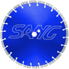 Turbo segment laser Soudage Diamond Disque Disque Saw Blade pour la coupe du béton