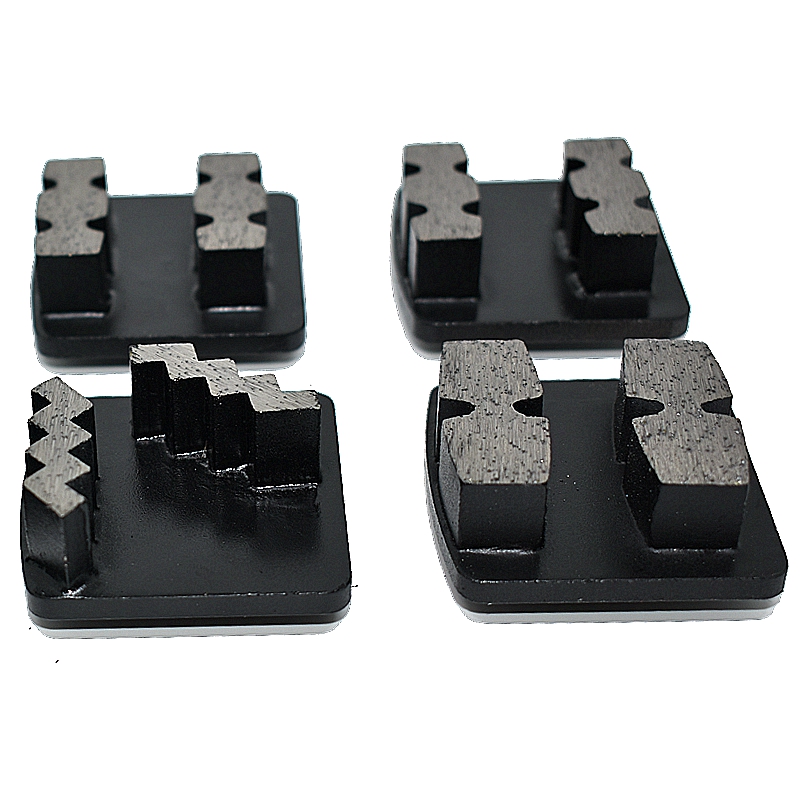 Husqvarna Redi Lock Metal Bond Béton Outils Segments de diamant en diamant avec 2 barres de segment