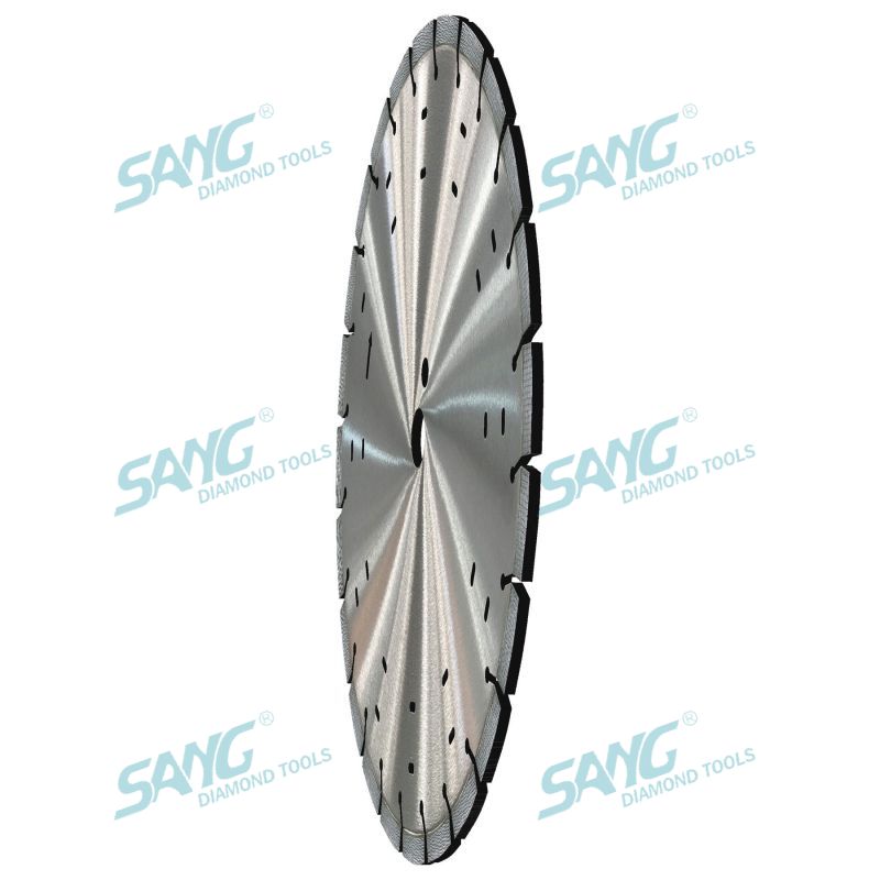 350 mm 14 pouces laser laser Arix en diamant en diamant en diamant lame de scie en diamant segmentée pour la coupe en béton