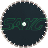 350 mm 14 pouces Diamond Arix Saw Blade Cutting Disc pour couper la brique de pavés de mur de route asphalte