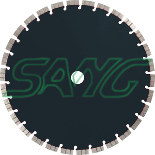350 mm 14 pouces Diamond Arix Saw Blade Cutting Disc pour couper la brique de pavés de mur de route asphalte