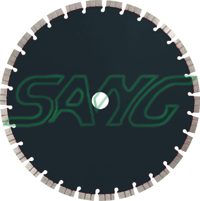 350 mm 14 pouces Diamond Arix Saw Blade Cutting Disc pour couper la brique de pavés de mur de route asphalte