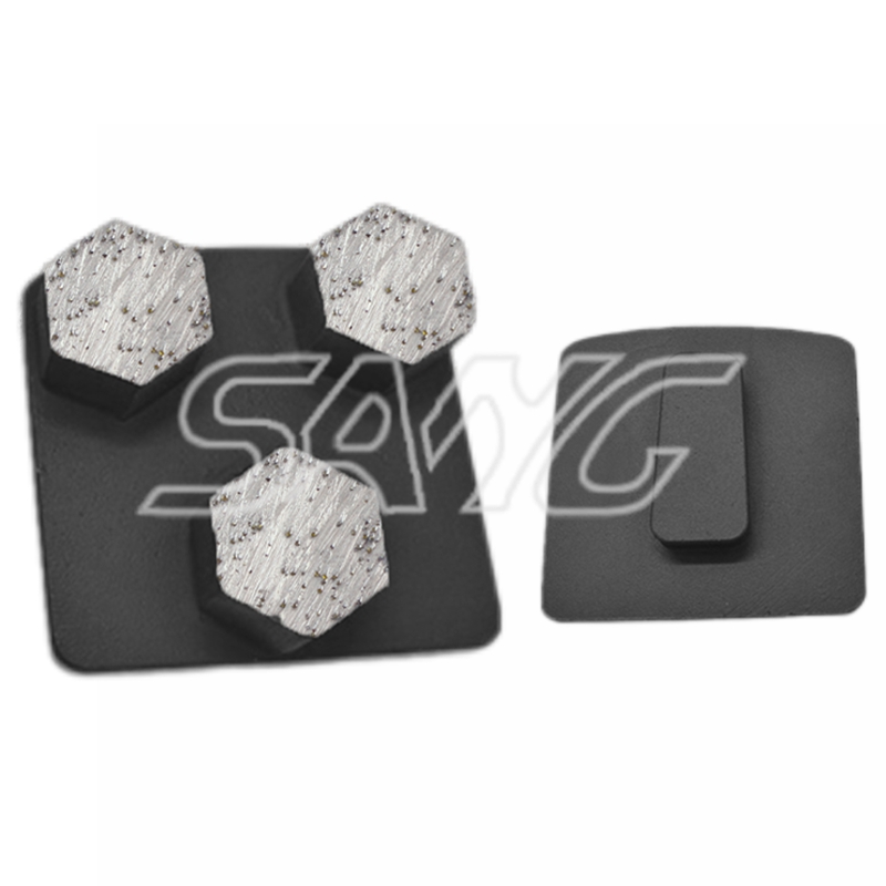 Factory Custory Wholesale Redi Lock Metal Bond Diamond Diamond Grinding Chaussures pour sol en béton