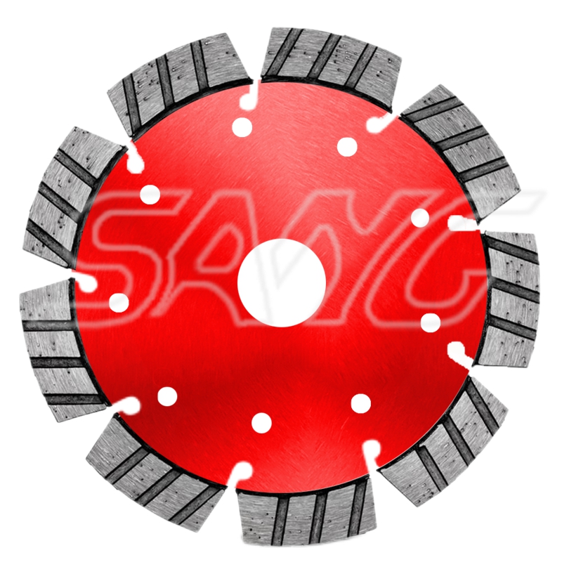 Tuck Point Diamond Blade segment d'épaisseur 6 mm Disque de broyage de la lame de scie à diamant