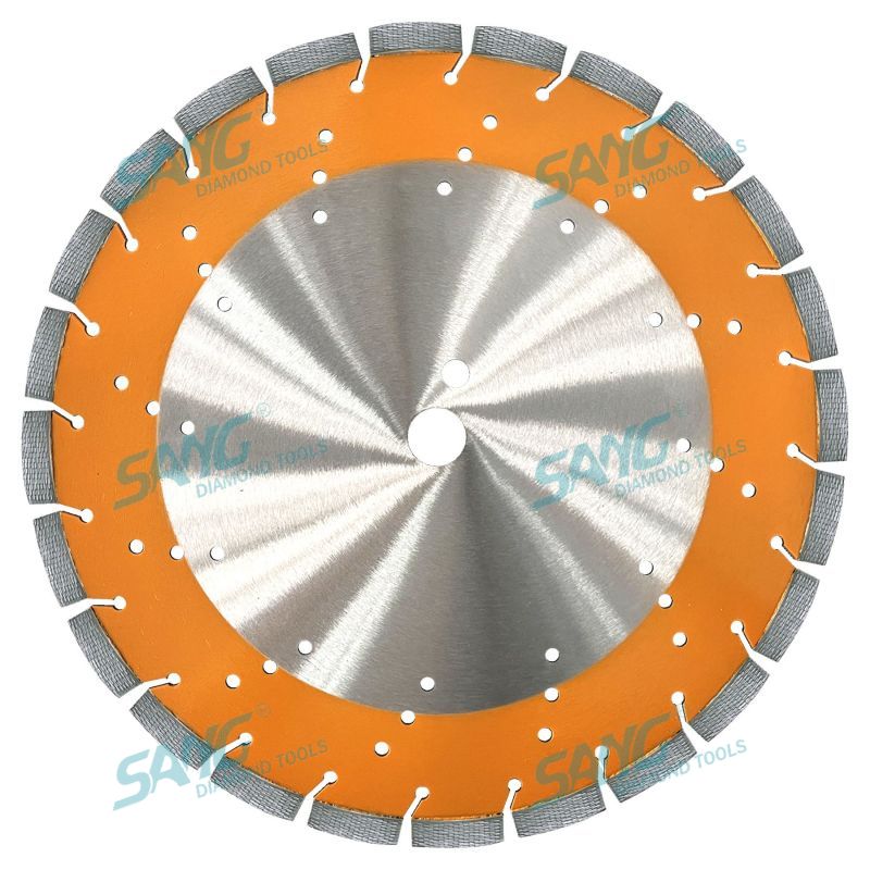 Disque de coupe de diamant Arix de qualité supérieure de qualité supérieure 350 mm 14 pouces
