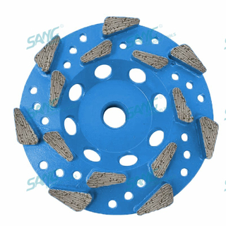 segments premium de roue diamant filed en file