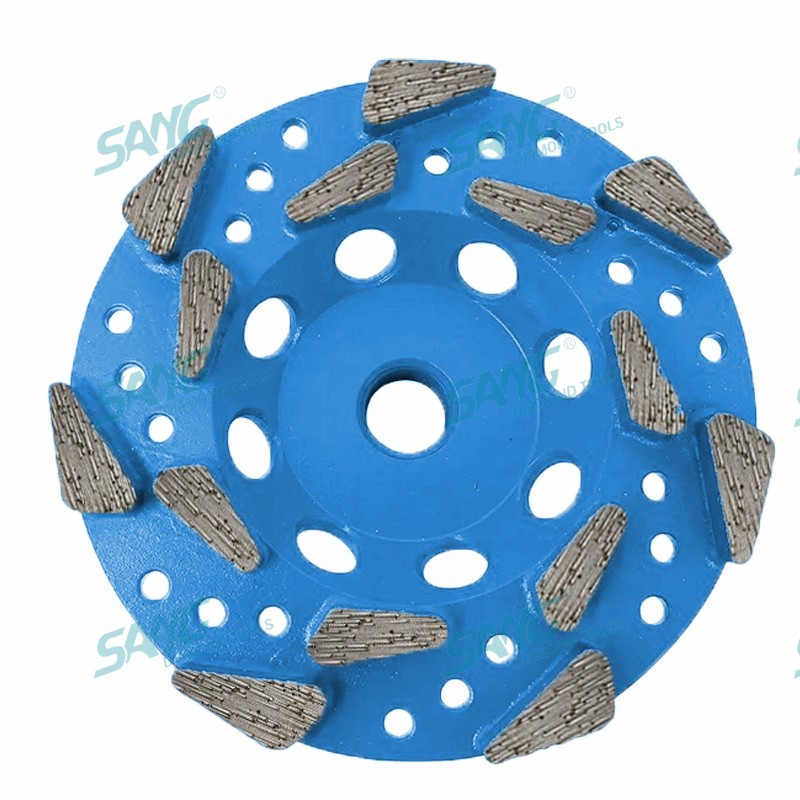 segments premium de roue diamant filed en file