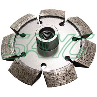 105-230 mm laser Laser Wouded Diamond Crack Chaser Tuck Point Crack Chasing Bade pour la peinture de mortier en béton