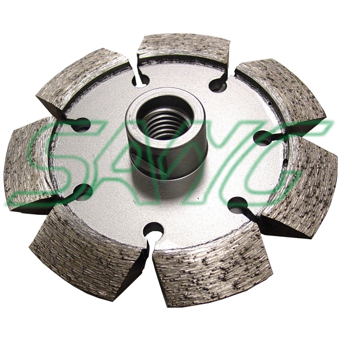 105-230 mm laser Laser Wouded Diamond Crack Chaser Tuck Point Crack Chasing Bade pour la peinture de mortier en béton