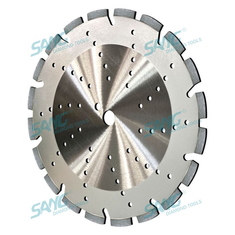 Modèle Arrey Modèle Arix Laser Soudé de 14 pouces 350 mm lame de scie en diamant premium pour le béton, la brique, le bloc et la maçonnerie sèches ou humides