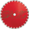 350 mm 14 pouces Diamond Arix Saw Blade Cutting Disc pour couper la brique de pavés de mur de route asphalte