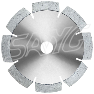 segment d'épaisseur lame de scie de coupe de diamant broyant la lame de scie à diamant de diamant