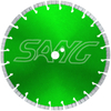 Turbo segment laser Soudage Diamond Disque Disque Saw Blade pour la coupe du béton