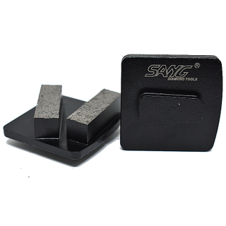 Husqvarna Redi Lock Metal Bond Béton Outils Segments de diamant en diamant avec 2 barres de segment