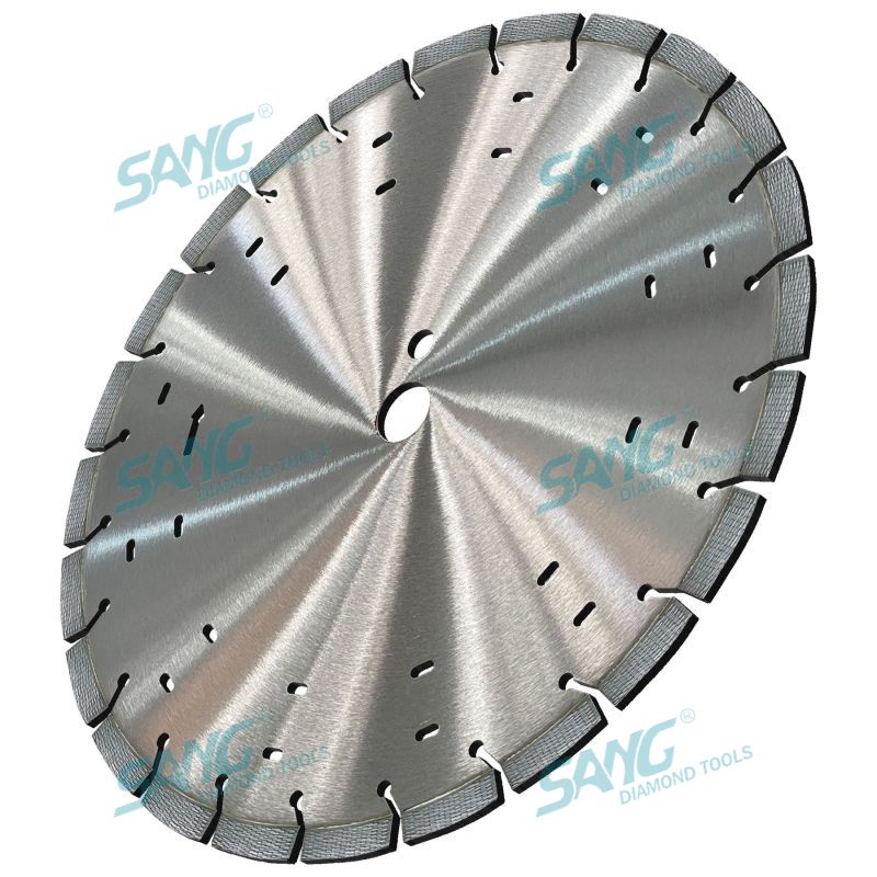350 mm 14 pouces laser laser Arix en diamant en diamant en diamant lame de scie en diamant segmentée pour la coupe en béton