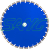 350 mm 14 pouces Diamond Arix Saw Blade Cutting Disc pour couper la brique de pavés de mur de route asphalte