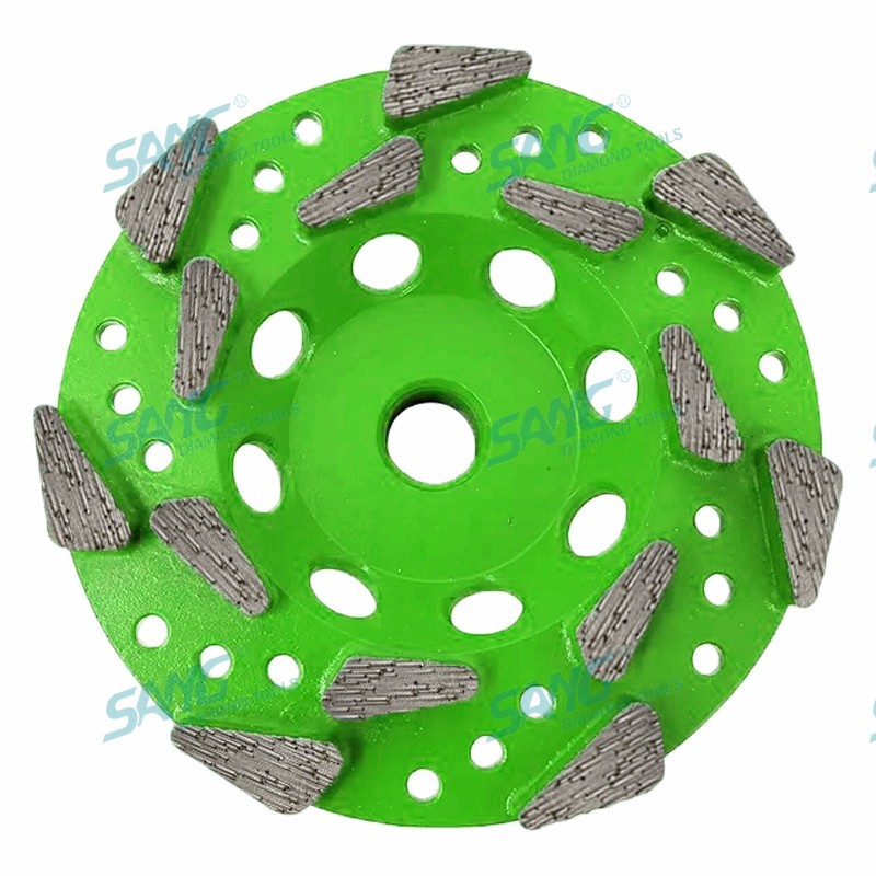 segments premium de roue diamant filed en file