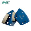 Trapezoid Diamond Double rectangle Segments de broyage pour diamatique Blastrac Janser ASL MK KLINDEX GRINDER PLANC