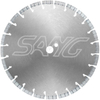 Turbo segment laser Soudage Diamond Disque Disque Saw Blade pour la coupe du béton